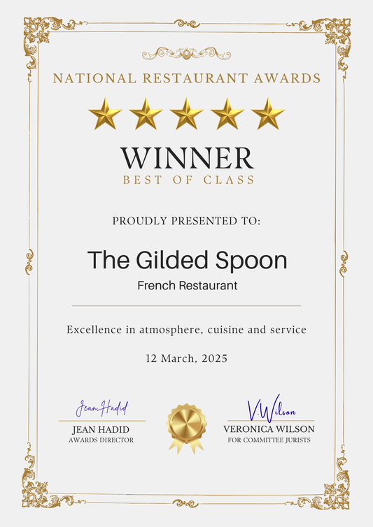 National Restaurant Awards