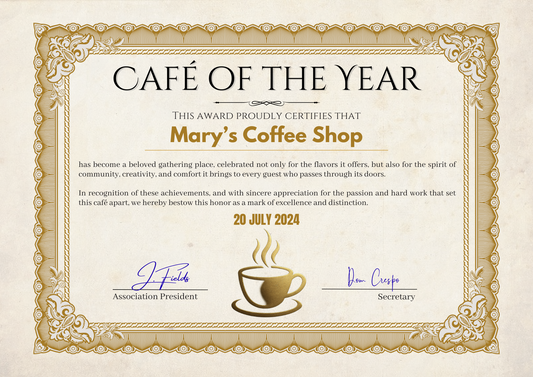 Café of the Year