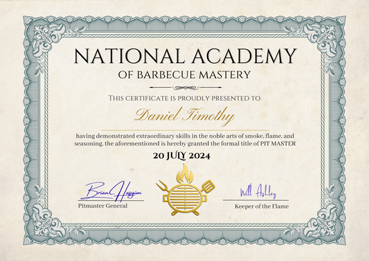 BBQ Pitmaster Award